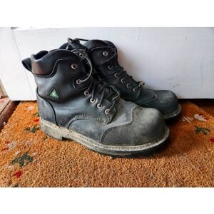 JB Goodhue Steel Toe Leather Work Boots Size 11